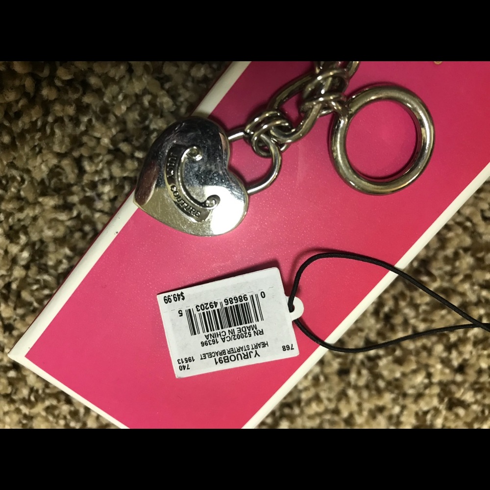 Silver Juicy Couture charm bracelet